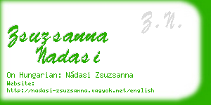 zsuzsanna nadasi business card