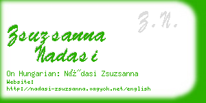zsuzsanna nadasi business card
